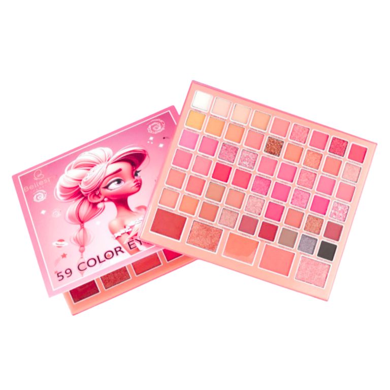 Paleta de Sombras Sweet Glam Rose 59 Color Eyeshadow - Bellespa