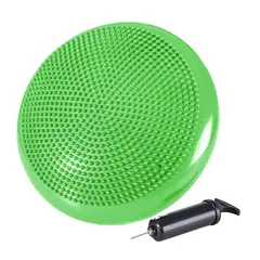 ARGYMPRO - DISCO DE EQUILIBRIO CON INFLADOR PILATES YOGA FITNESS VERDE