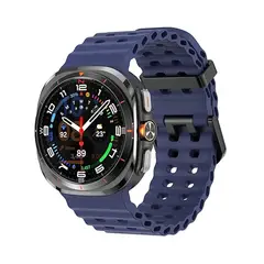 GENERICO - Correas de silicona para Samsung Galaxy Watch 7 Ultra - Azul Noche