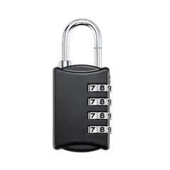 GENERICO - Candado Con Clave Combinacion 4 Digitos Seguridad
