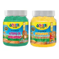GENERICO - PAC 2 GOMITAS CITRATO DE MAGNESIO NIÑOS + VITAMINAS PARA NIÑOS 260 UND