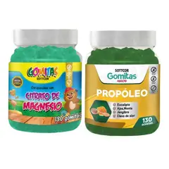 GENERICO - PACK 2 GOMITAS CITRATO DE MAGNESIO NIÑOS + PROPÓLEO 260 UND