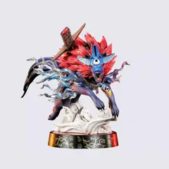 FIRST 4 FIGURES - Okami Oki Wolf Form 21cm PVC Statue