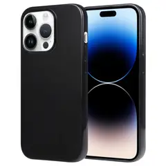 GENERICO - Funda Case para Samsung J7 Pro Jelly Pearl Negro Antishock Resistente