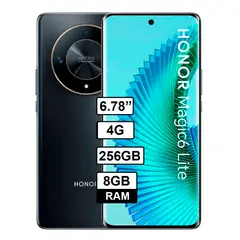 HONOR - Celular MAGIC 6 LITE 4G - 8GB RAM - 256GB Color Negro
