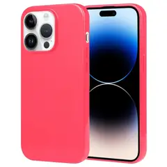GENERICO - Funda Case para Lg Q60 Jelly Pearl Fucsia Antishock Resistente