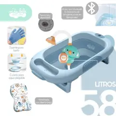 BABY - Bañera Plegable de Bebe modelo Atlantic blue