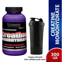 ULTIMATE NUTRITION - Creatina 300Gr Micronizada + Shaker