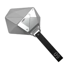 AULUMU - Case Premium AirPods 2 / 1 Gris Textura Metálica Con Hebilla