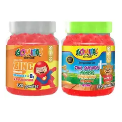 GENERICO - PACK 2 GOMITAS ZINC OROTATE NIÑOS 130UND + GOMITAS ZINC NIÑOS 130UND
