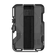 AULUMU - Tarjetero Gris Stand Frosted Magsafe RFID Airtag