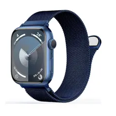 GENERICO - Correa de Acero Milanesa para Apple Watch 44mm - BLUE