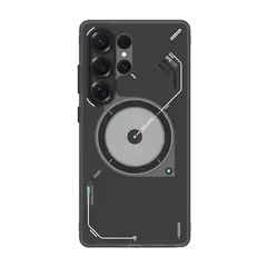 AULUMU - Case Ligero Magsafe Brillo Nocturno Galaxy S25 Ultra Gris