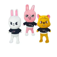 GENERICO - Pack 3 peluches Stray Kids Leebit Dwaekki Han Quokka