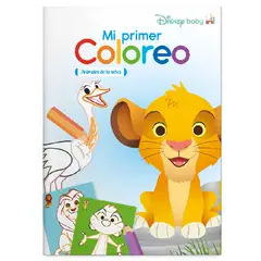 DISNEY - Pack x 2 libros para colorear Mickey visitando la granja y Animales de la selva