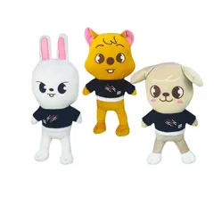 GENERICO - Pack 3 peluches Stray Kids Leebit Han Quokka PuppyM