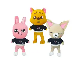 GENERICO - Pack 3 peluches Stray Kids Dwaekki Han Quokka FoxI.Ny