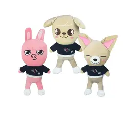 GENERICO - Pack 3 peluches Stray Kids Dwaekki PuppyM Foxl.Ny