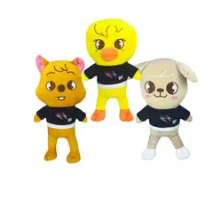GENERICO - Pack 3 peluches Stray Kids Han Quokka BBokAri PuppyM