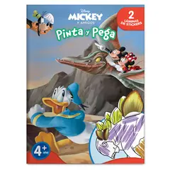 DISNEY - Pack x 2 libros pinto y pego Mickey y Toy Story