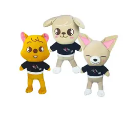 GENERICO - Pack 3 peluches Stray Kids Han Quokka PuppyM Foxl.Ny