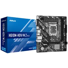 ASROCK - PLACA MADRE H610M-HDVM2 R20