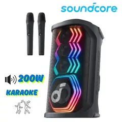 SOUNDCORE BY ANKER - Parlante Soundcore Rave 3S 200W - 2 Microfonos