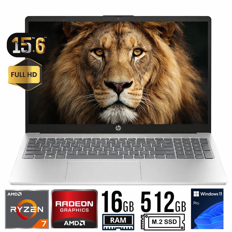 Laptop 15 FC0275LA AMD Ryzen 7 7330U Ram 16Gb SSD 512Gb 15.6"FHD Windows 11 PRO