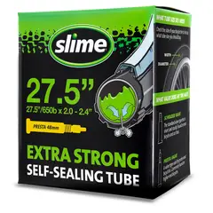 SLIME - Cámara pre tratada con - Válvula Presta (27.5″ x 2.00 - 2.40″)