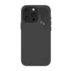 AULUMU - Case Cuero Negro Para iPhone 16 Pro (MagSafe)