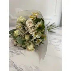 FLORALIA - Arreglo de Flores - Ramo 6 Rosas Blancas - Rosas