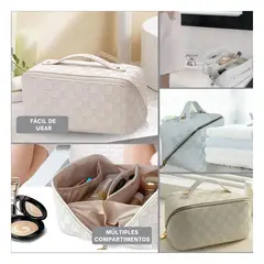 RYBIU IMPORT - Pack4 Neceser para Sombras y Labial Blanco Y+Regalo Agendita