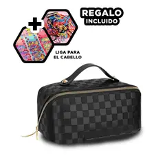 RYBIU IMPORT - Pack12 Neceser de Maquillaje Color Negro Y+Ligas de Regalo