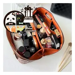 RYBIU IMPORT - Pack12 Cosmetiquero de Maquillaje Marron Y+Regalo Agendita