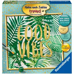 RAVENSBURGER - Lienzo pinta por números Good Vibes