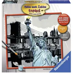 RAVENSBURGER - Lienzo pinta por números Nueva York