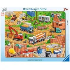 RAVENSBURGER - Rompecabezas 12 pz construcción