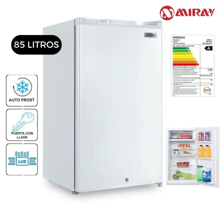 Frigobar RM-91B 85 L- Blanco