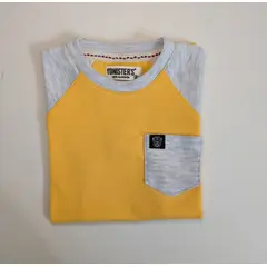 YONISTERS CLOTHING - Polo de Niño 100% Algodón Pima Peruano Yonisters Kids - Amarillo