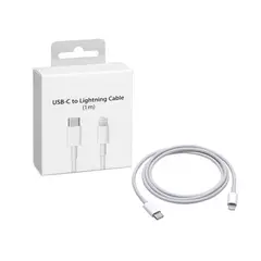 GENERICO - Cable USB-C a Lightning 1 METRO para CARGA RÁPIDA Alternativo de 20W