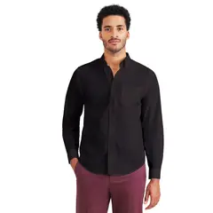 DOCKERS - Camisa Hombre Signature LS Classic Fit Negro