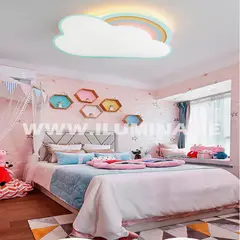 GENERICO - Lámpara de Techo Infantil Rainbow 45W Led 3 en 1