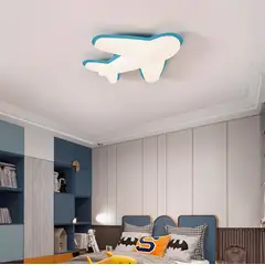 GENERICO - Lámpara de Techo Infantil Jet Plane 45W Led 3 en 1