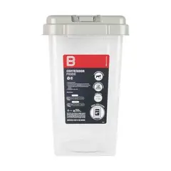 BASA - CONTENEDOR FOODIE 10.L GRIS.