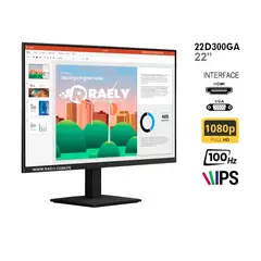 SAMSUNG - MONITOR LS22D300GALXPE Essential S3 22 IPS FHD 100Hz 5ms