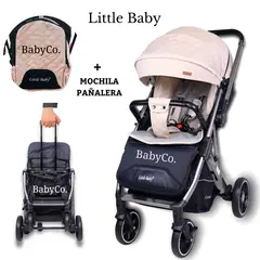 LITTLE - Coche CunaTipo Maleta Baby Beige