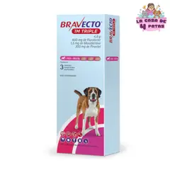 BRAVECTO - 1M TRIPLE para perros 40 a 56 kg caja x3 pastillas