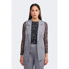 BANATY - CHALECO SASTRE LARGO PAULA DE MUJER