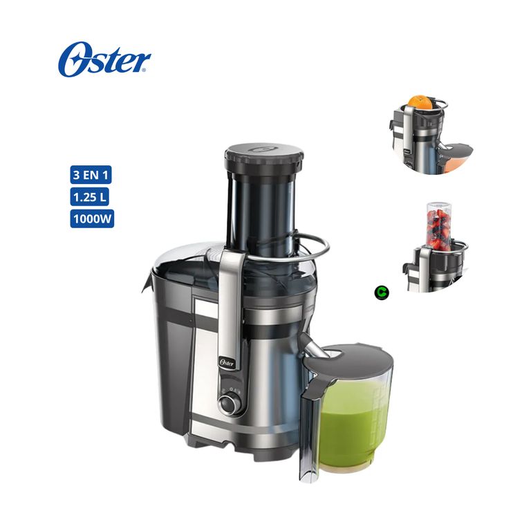 Extractor de jugos 1.25 L Oster® 3 en 1 FPSTJE318C