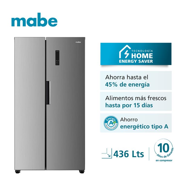 Refrigeradora Side by Side 436L Netos MSD480LPRSS0